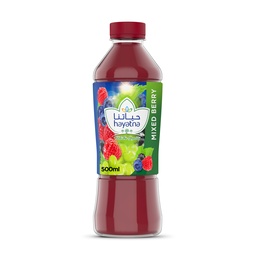 Hayatna No Added Sugar 100% Pure Mixed Berry Juice 500 ml