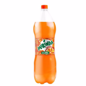 Mirinda Orange, Carbonated Soft Drink, Plastic Bottle, 2.28Liter