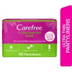 Carefree Daily Panty Liners, FlexiComfort, delicate Scent, Pack of 40
