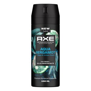 Axe Fine Fragrance Premium Deodorant Body Spray, Aqua Bergamot 150 ml