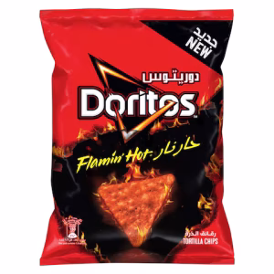 Doritos Flamin' Hot Tortilla Chips Spicy Nachos 48g