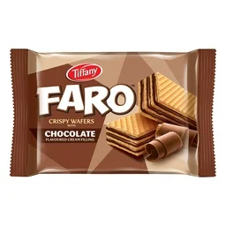 Tiffany Faro Crispy Wafers with Chocolate Flavoured Cream Filling, 40g