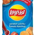 لايز بطاطس شيبس بطاطس بنكهة كاتشب الطماطم، 160 جم