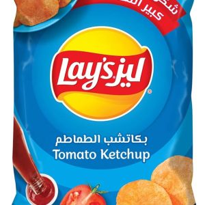 lays Tomato Ketchup Flavoured Potato Chips, 160 g