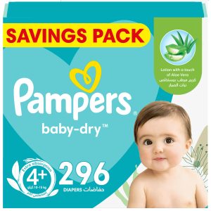 Pampers Baby-Dry Taped Diapers 4kg
