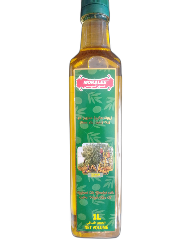 Morales Refined Oil Blended with Virgin Olive Oil 1L