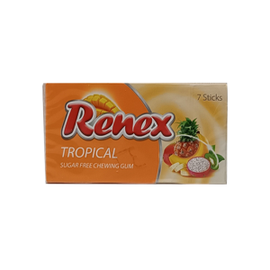 RENEX Tropical Sugar Free Chewing Gum