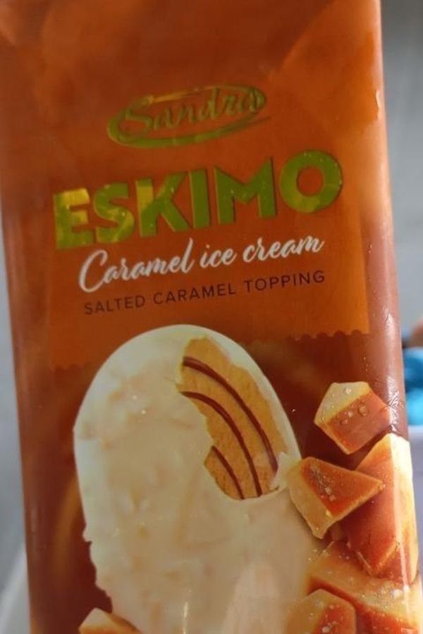 SANDRA Ice cream ESKIMO caramel 80g