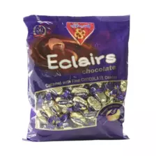 Al-Seedawi Eclairs Caramel with Fine Chocolate Center Toffee Pack 650g
