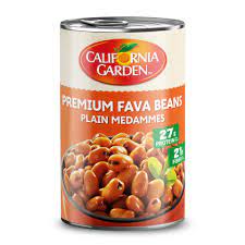 Plain fava beans
