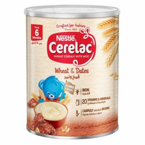 Nestle Cerelac Infant Cereal, Wheat and Dates, from 6 Months, 400g